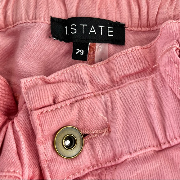 1. STATE Pink Paperbag NEW Pink Jean Pants 29 - Picture 5 of 10